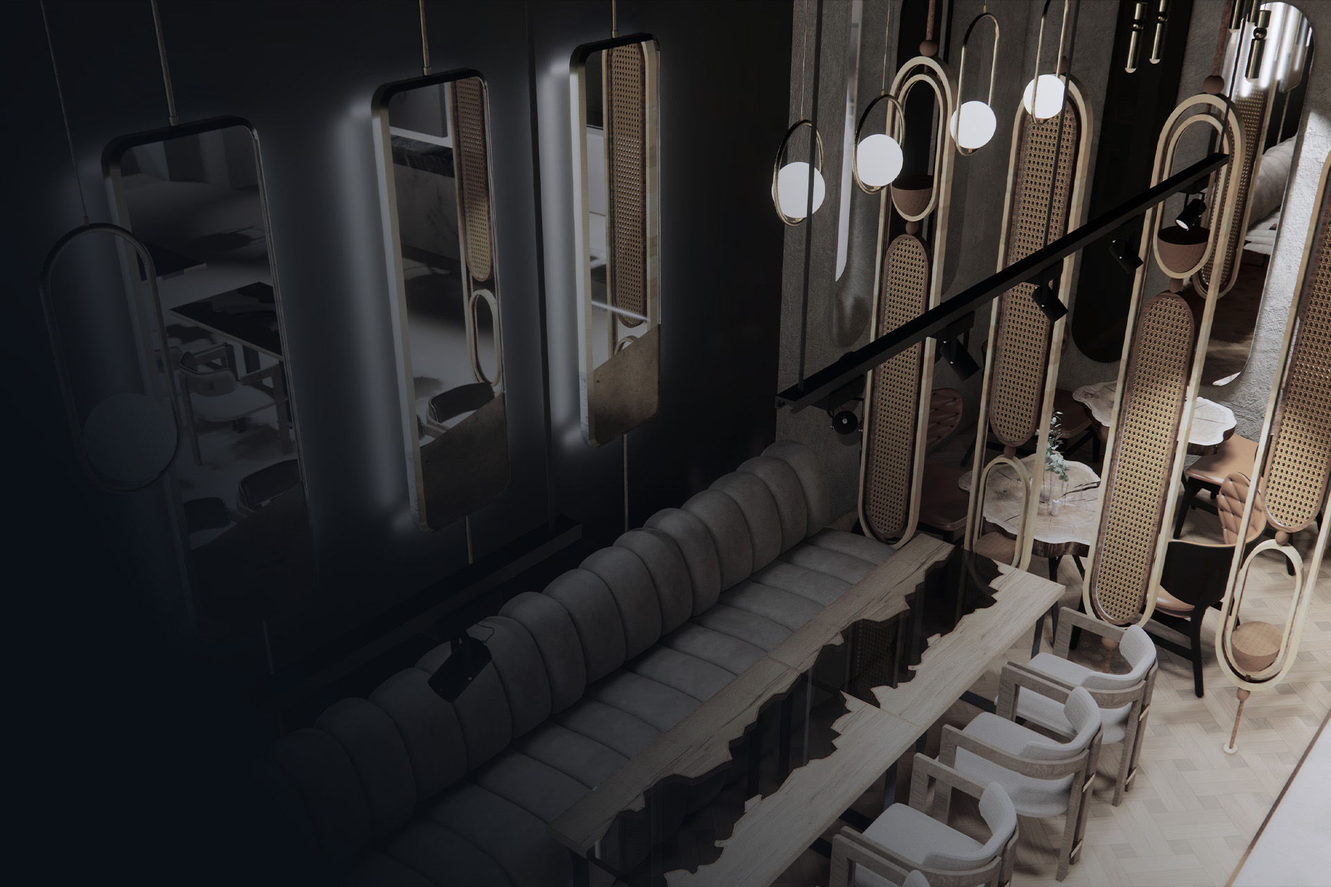 Mangal Prime luxury Turkish restaurant interior Richmond Hill